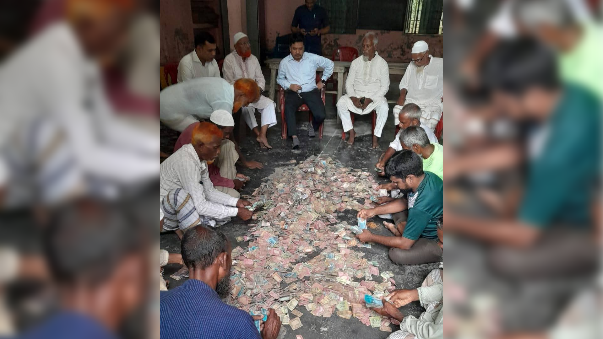 নীলফামারীর ঐতিহাসিক চাঁদ খোসাল মসজিদের দানবাক্সে মিলল ১০ লাখ টাকা